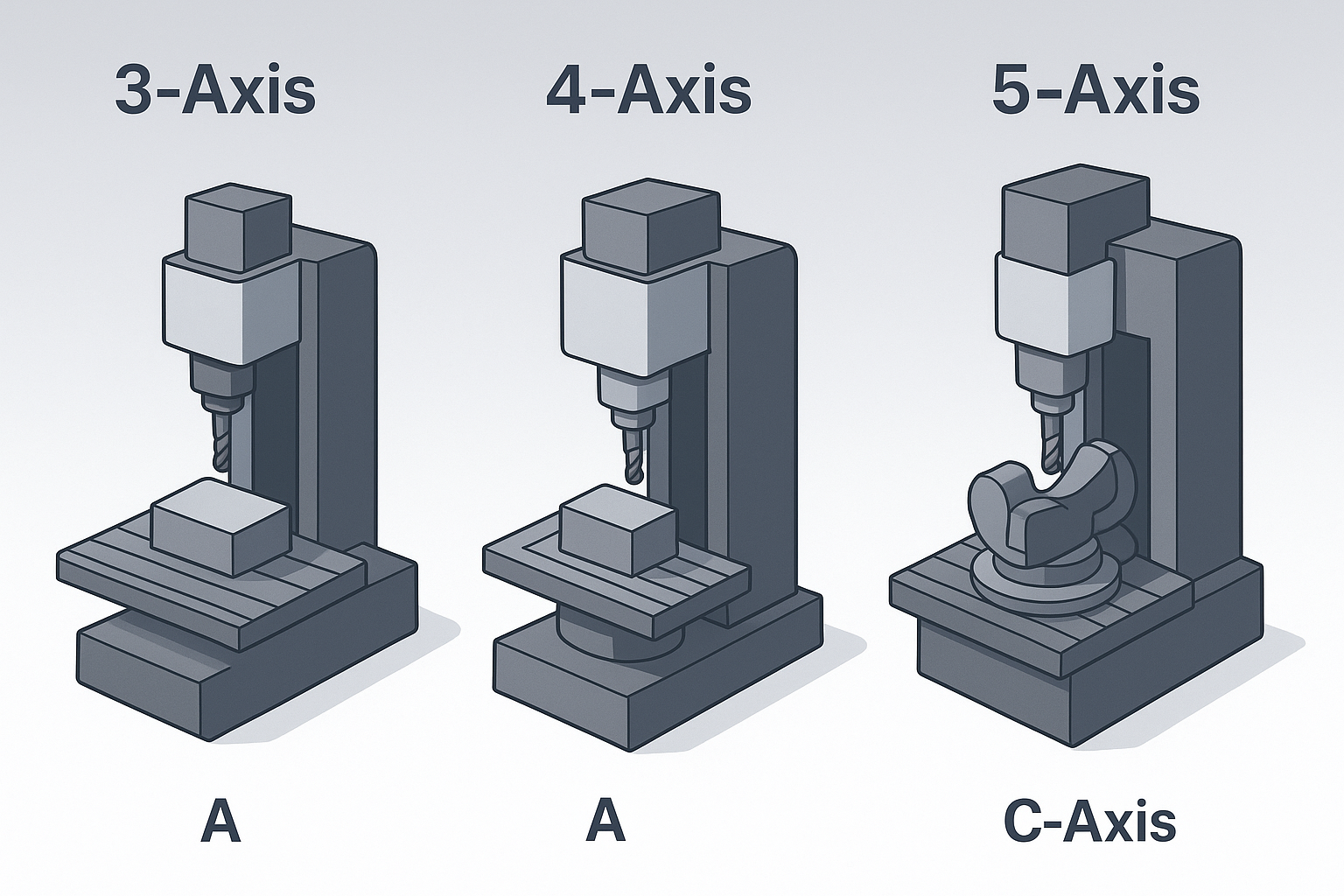 3-Axis vs 4-Axis vs 5-Axis CNC Milling: Which One Should You Choose ...
